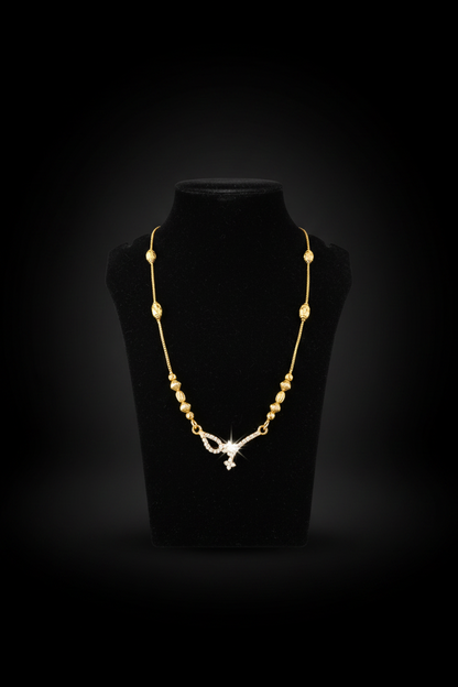 Elegant Butterfly Design Mangalsutra – 1 Gram Gold Jewellery